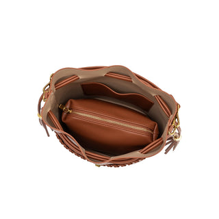 Janae Saddle Recycled Vegan Leather Top Handle Bag