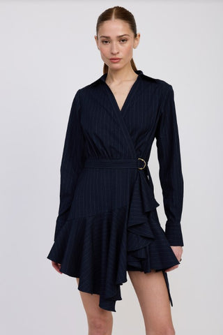Prudence Surplice Mini Dress