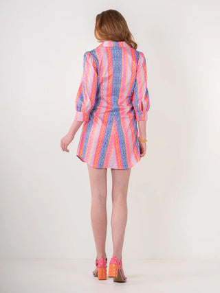 Felicity Dress - Geo Stripe