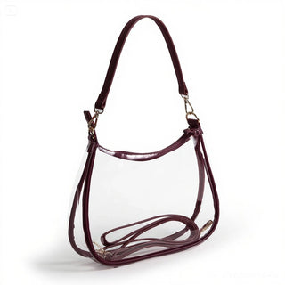 Texas A&M Aggies Sara Clear Purse with Skinny Scarf – Large Stadium Bag