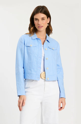 Corey Linen Jean Jacket
