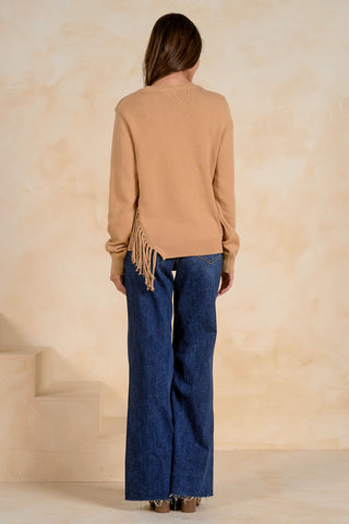 Sweater Crewneck Fringe
