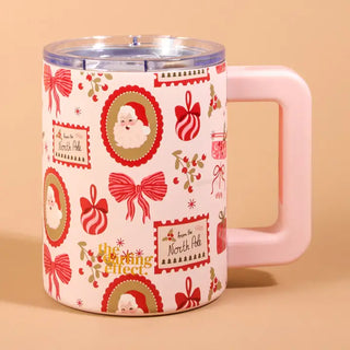 14 oz Insulated Mug-Mistletoe Magic