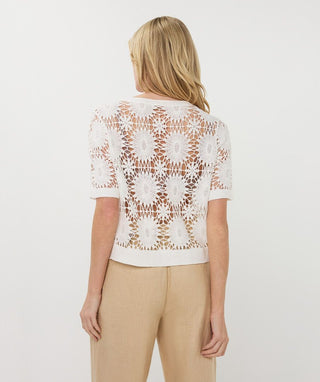 Cardigan Crochet Short Sleeve