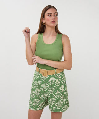 Shorts Tropical Print