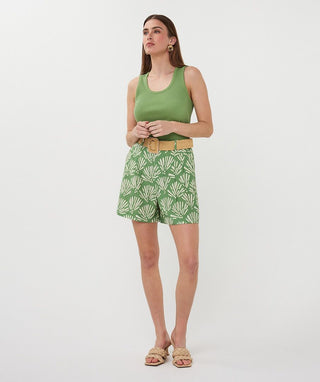 Shorts Tropical Print